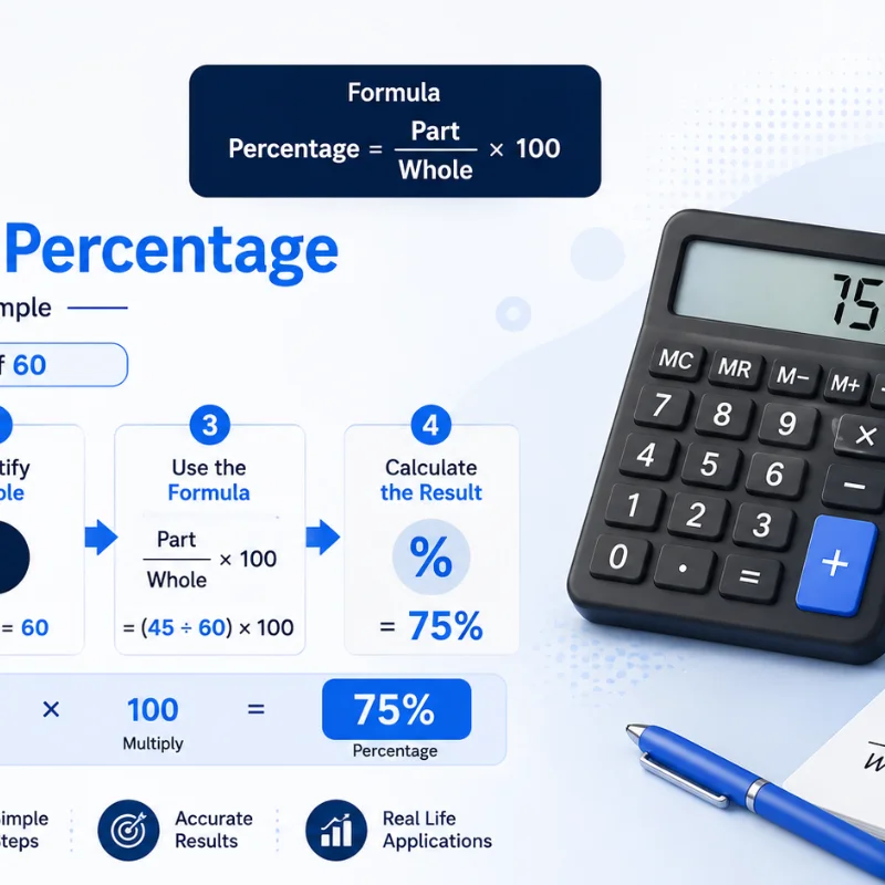 How to calculate percentage increase and decrease with examples