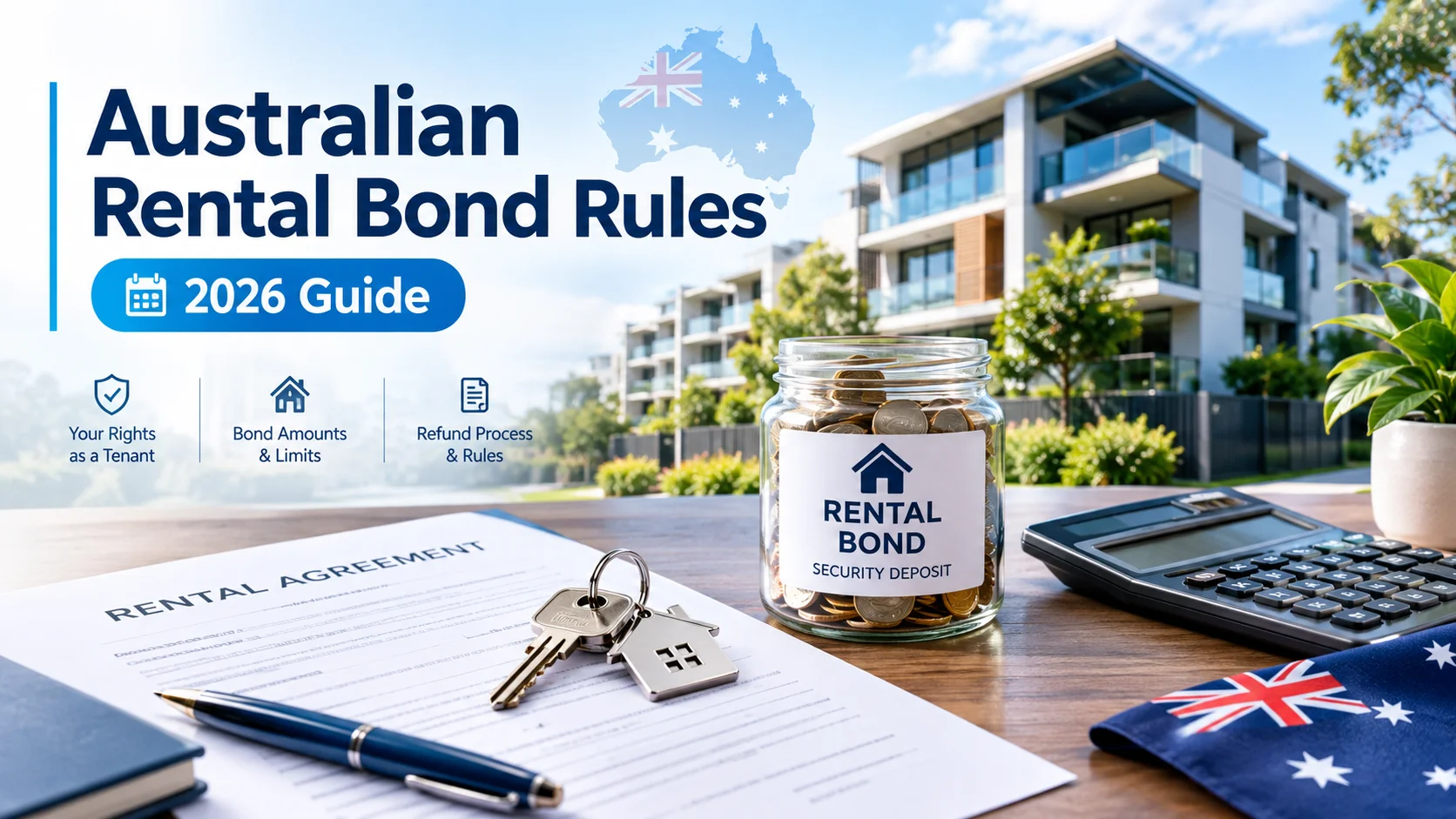 How rental bonds are calculated protected and returned in Australia