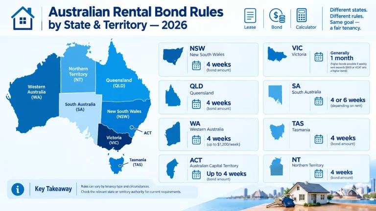 Australian rental bond rules 2026 for Australian renters