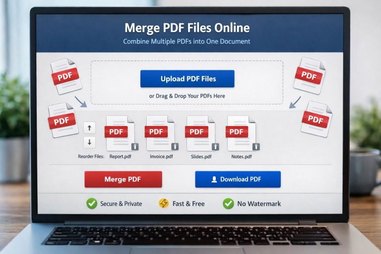 How to Merge PDF Without Software : Using an online PDF merger